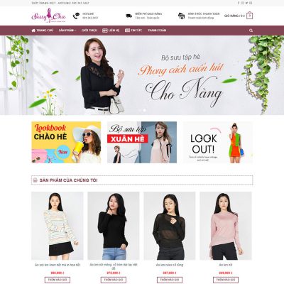 Theme wordpress thời trang nữ