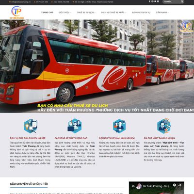 Theme wordpress dịch vụ cho thuê xe